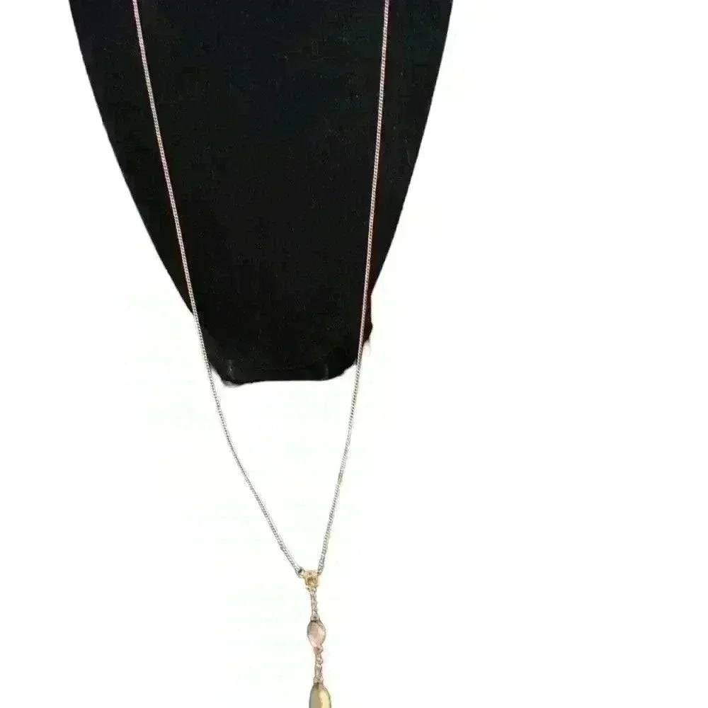 COLOR STREET TOKYO LIGHTS-INSPIRED 18" DANGLE DROP Y-NECKLACE! - Picture 3 of 4